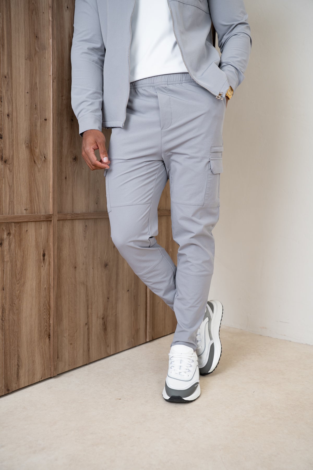 Premium Detail Cargo Jacket V2 - Grey