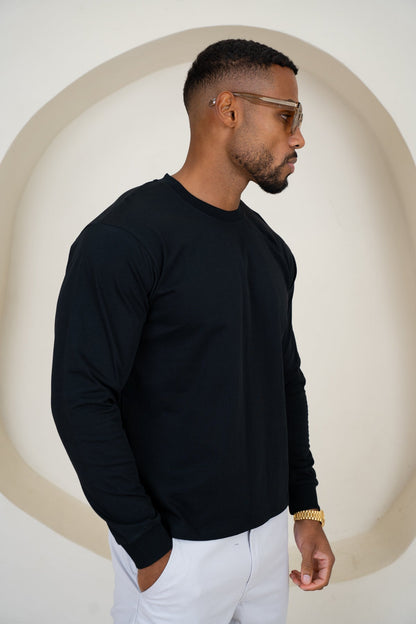 Premium Long Sleeve T-Shirt - Black