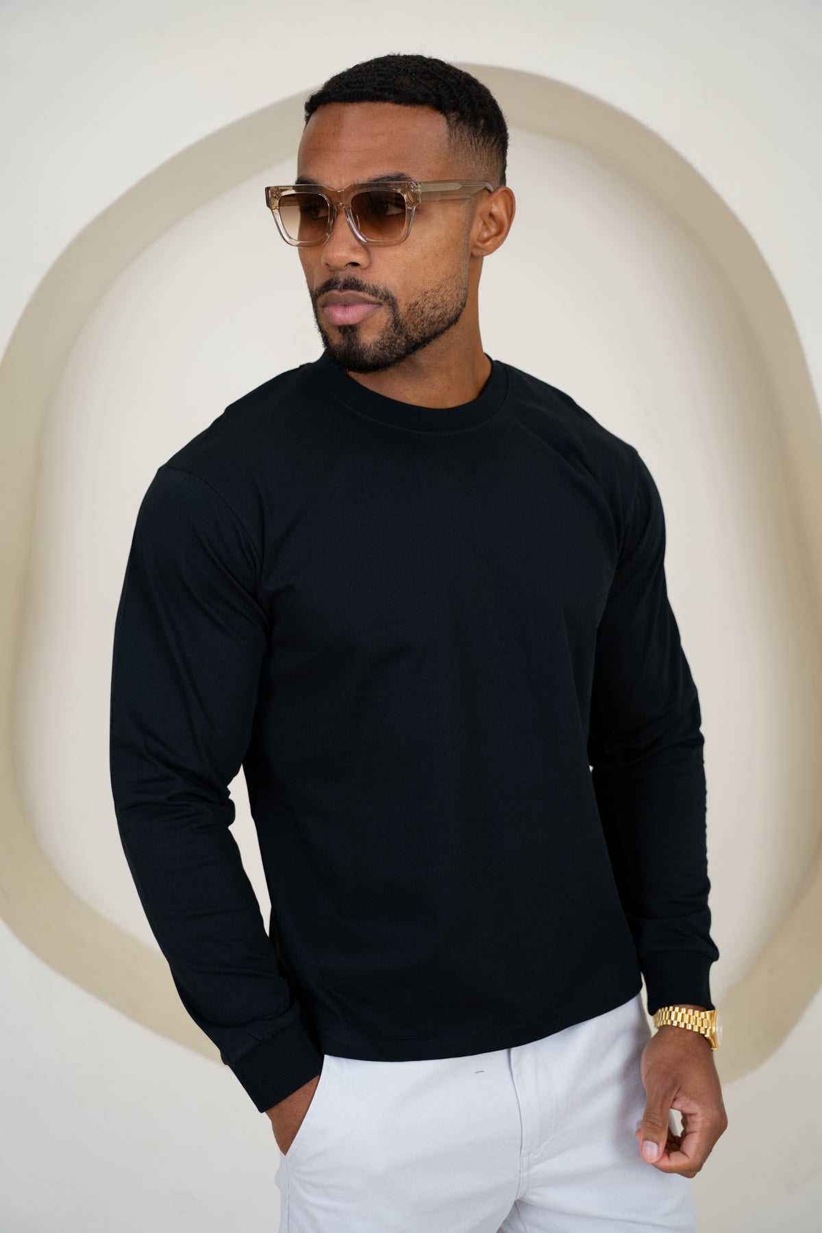 Premium Long Sleeve T-Shirt - Black