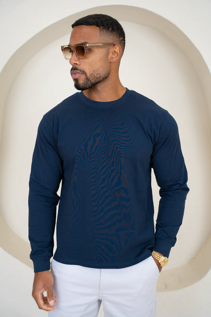 Premium Long Sleeve T-Shirt - Navy