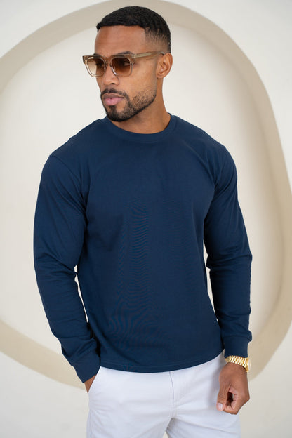Premium Long Sleeve T-Shirt - Navy