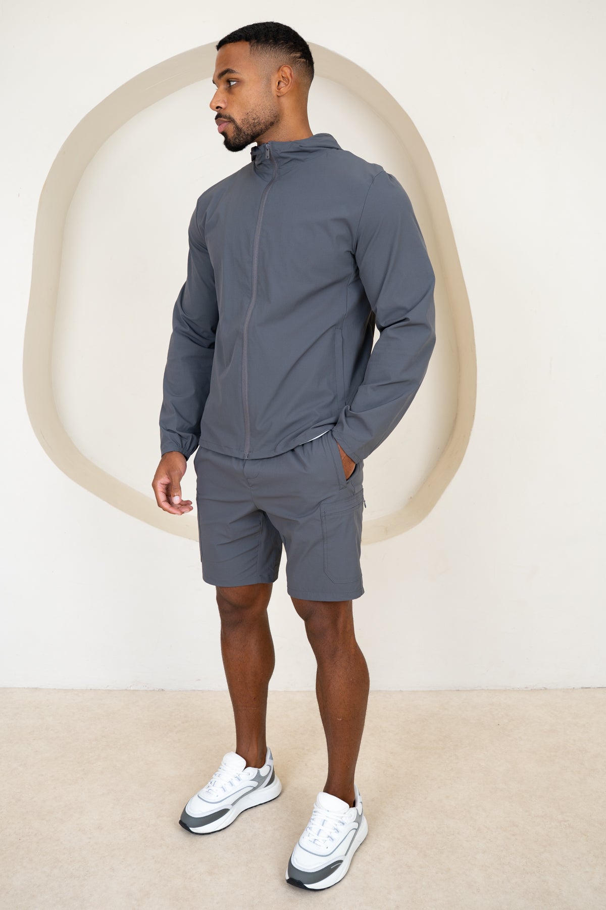 Premium Technical Shorts - Charcoal